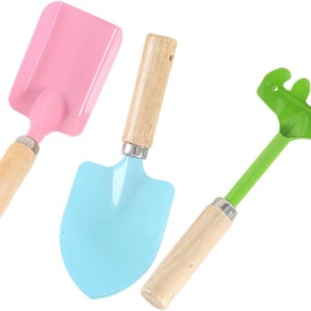 Garden Tool Set Heavy Duty 3 Piece Gardening Kit Garden Spade Shovel for Planting Hand Trowel Cultivator Rake Garden Tools Gifts