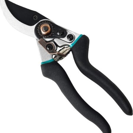 Pruning Shears 8.6" Bypass Garden Shears, Professional Ultra Sharp  Steel Garden Clippers, Heavy Duty Durable Ergonomic handle Plant Cutting Scissors Tools, Yard Hedge Branch Trimmer