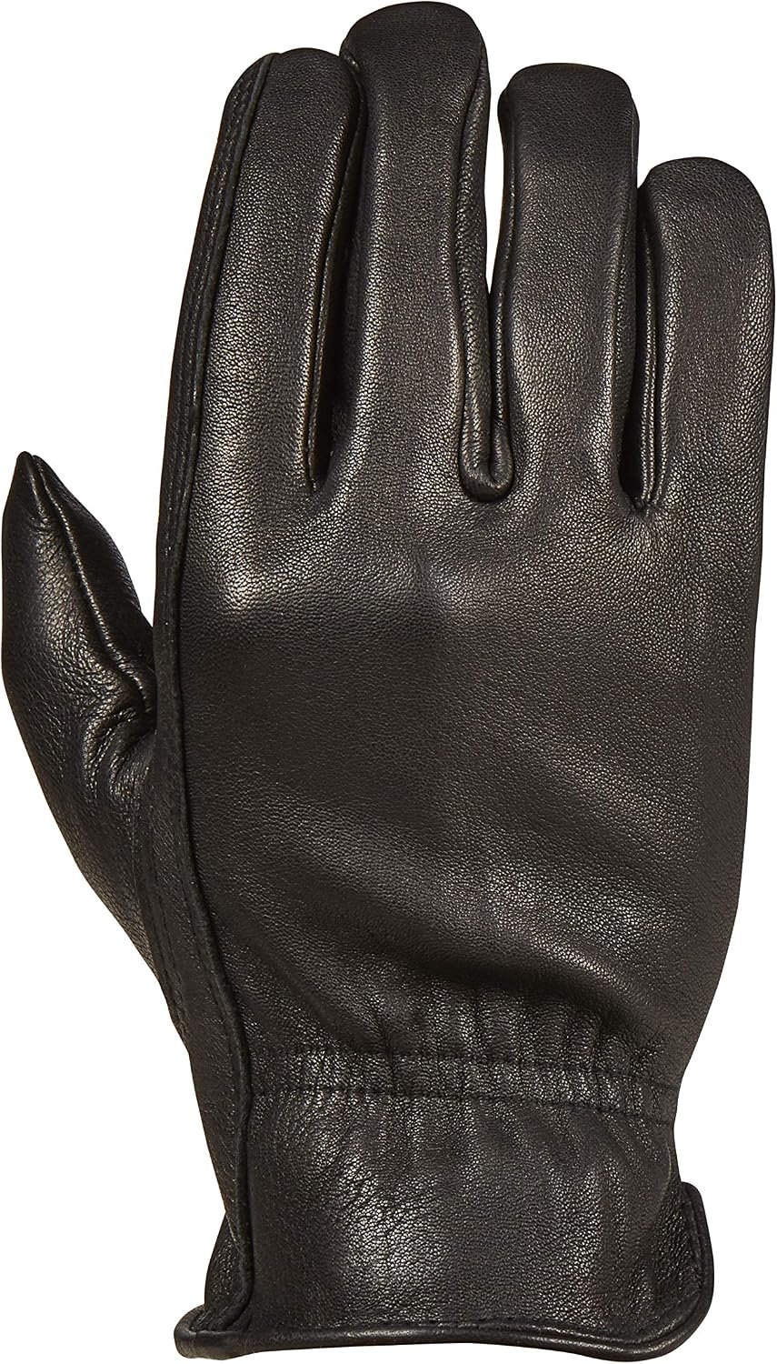 Premium Deerskin Men's Gloves, Black, Medium - Unlined Full Grain Soft Leather Work Gloves with Ergonomic Design, Reinforced Index Finger - Premium Men’s Leather Goods…